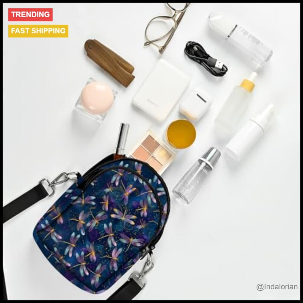 Patterned Crossbody Bag Lightweight Adjustable St… - image 3